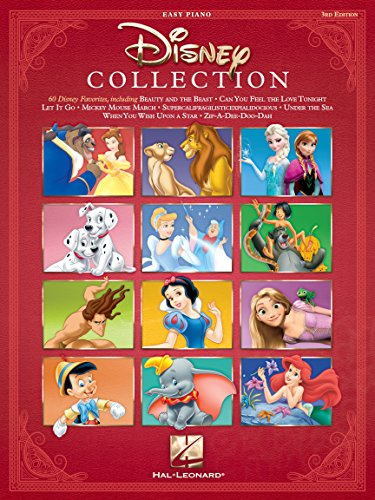 Disney Collection - Easy Piano Songbook | 60 Classic Disney Songs with Lyrics and Chords | Beginner Piano Sheet Music Book for Kids Students and Teachers | Family Sing-Along