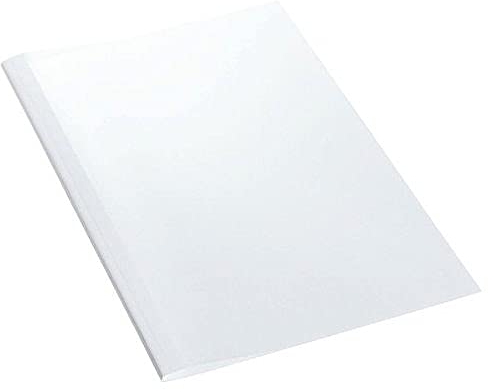 Leitz 177163 Thermobindemappe Standard, A4, Rückenbreite 10 mm, 100 Stück, weiss