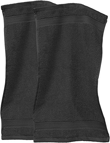 Erwin Müller Gästetuch Friedrichshafen 2er- Pack, 100% Baumwolle Graphit Größe 30x50 cm - Premium-Qualität, unvergleichlich saugfähig, hautsympatisch, formstabil (weitere Farben)