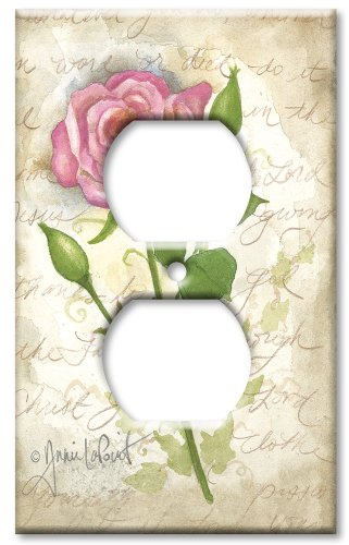 Outlet Cover Wall Plate - Old Rose