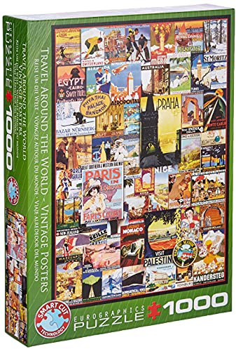 EuroGraphics 6000-0755 Puzzle Reise um die Welt mehrfarbig