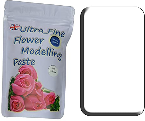 Simply Heaven Sugar Flower Paste - Sugarcraft Gum Paste Florist Modelling Paste 200g (White)