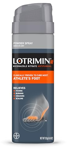 Lotrimin AF Athletes Foot Powder Spray, 4.6 Oz, Pack of 3