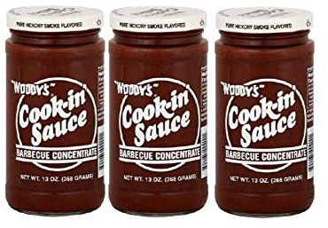 Woody's Cook-in' Sauce Barbecue Concentrate 13oz (Pack of 3)