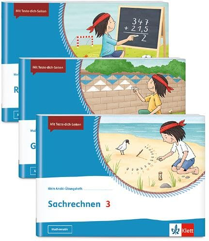 Paket Mathematik 3. Richtig rechnen, Geometrie, Sachrechnen: 3 Hefte im Paket: Richtig rechnen | Geometrie| Sachrechnen Klasse 3 (Mein Anoki-Übungsheft)