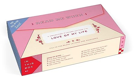 Knock Knock Read Me When… Love Letters: A Box of Fill-In-The-Blank Letters to the Love of My Life & Anniversary Love Notes Stationery Set