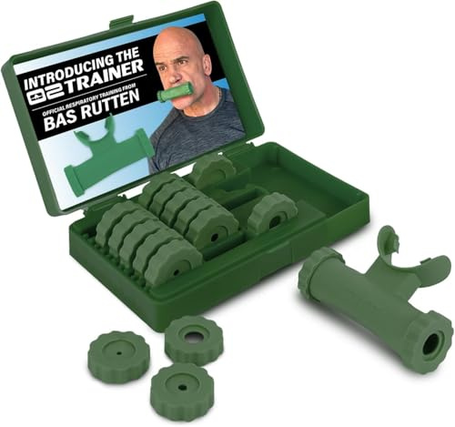 Bas Rutten, respiratore Ufficiale O2 Respiratore Polmone Trainer, 900-02T-Green, Verde