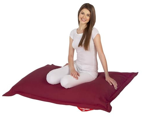 QSack Niños Saco de Asiento Indy, con funda interior Puf, sin EPS toxproof microperlas, 100 X140 cm saco de asiento para niños, Nuevo