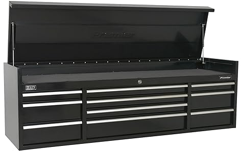 SEALEY Werkzeugkiste ptb181510 10 Schubladen 1830 mm schwere schwarz
