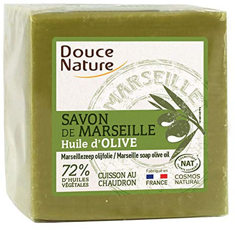 Auténtico jabón verde de Marsella, aceite de oliva