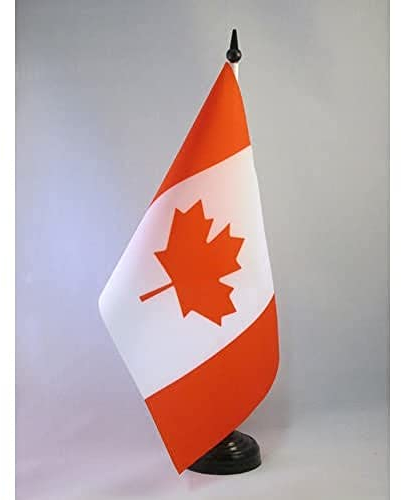 AZ FLAG - Tischflagge Kanada - 21x14 cm - Kanadische Tischfahne 14 x 21 Cm - Flaggen