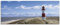 ARTland Wanddeko Glasbilder Wandbild Glas Bild einteilig 125x50 cm Querformat Strand Meer Nordsee Leuchtturm Sylt Dünen Gräser Wolken Sommer Urlaub T9ML