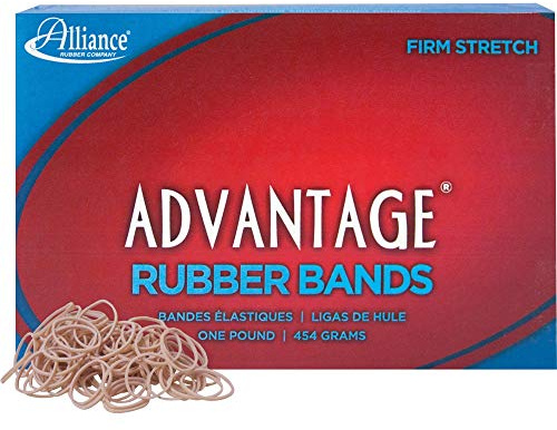 Alliance Advantage Rubber Band Size #10 (1 1/4 x 1/16 Inches) - 1 Pound Box (Approximately 3700 Bands per Pound) (26105) , Beige