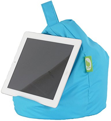 iPad, eReader & Book Mini Bean Bag By Bean Lazy Fits All tablets and eReaders - Outdoor Aqua