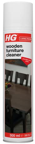 HG Wooden Furniture Cleaner, Indoor Wood Maintenance & High Shine Polish for Tables, Chairs, Shelves, Units and All Surfaces – 300ml Spray (268030106)