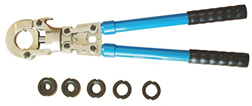 caso completo di pinza di pressatura manuali per raccordi idraulici e diametri multistrato RIP 12 a 26mm profilo H