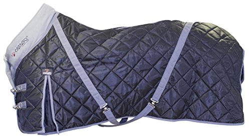 CATAGO Stable 100 g Teppich, schwarz/grau, 145 cm