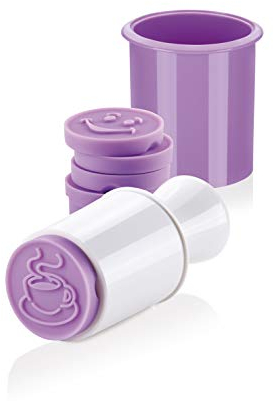 Tescoma Keks-Stempel mit Ausstecher, Plätzchenform mit verschiedenen Motiven (Party)