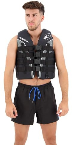 O'Neill Wetsuits Buoyancy Aid Superlite 50N CE Vest, Black/Smoke White, 74-81 cm, 4723EU-CK4-XS