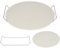EXCELLENT HOUSEWARE Piedra para Pizza, Negro