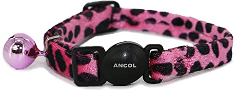 Ancol Acticat Collier en Velours à imprimé léopard pour Chat