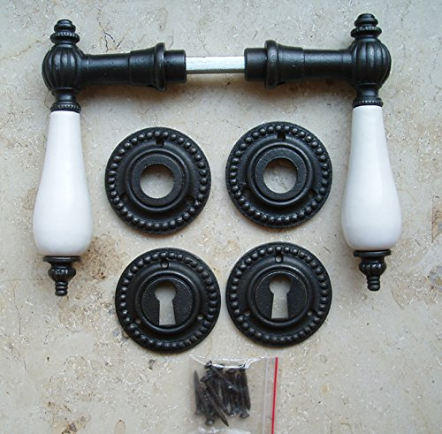 Graf von Gerlitzen Antik Style Eisen Landhaus Stil Türgriff BB Door Handle Tür Türgriffe Türbeschlag R12E