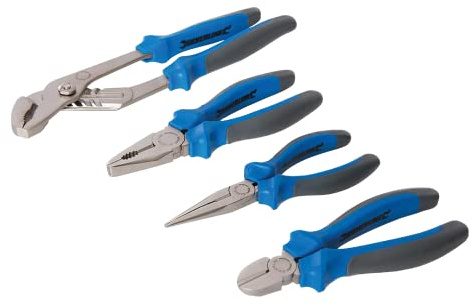 Silverline Expert 633832 - Set di pinze, 4 pezzi