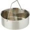 KUHN RIKON Duromatic Edelstahl Trio Trenner-Set für Schnellkochtopf, silberfarben, 18 cm