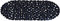 MSV Tapis Fond de Baignoire PVC Galets 35x68cm Noir