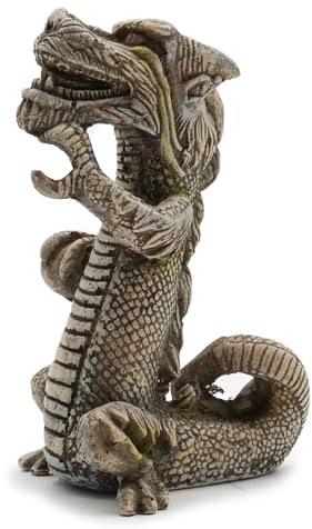 CROCI Dragon Chinois Vertical Décoratif pour Aquariophilie Taille S
