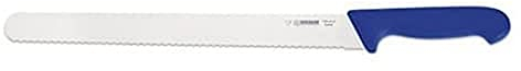 Giesser seit 1776 - Made in Germany - Schinkenmesser blau, Basic Blue, Klinge 31 cm, Wellenschliff, rutschfest, Aufschnittmesser, rostfrei
