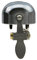 CRANE Bell Co. E-Ne with Clamp Band Mount Messing Fahrradklingel, Verchromt, 22mm - 31.8mm