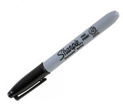 Sharpie Marker Pen Permanent Fine Point - Color: Black