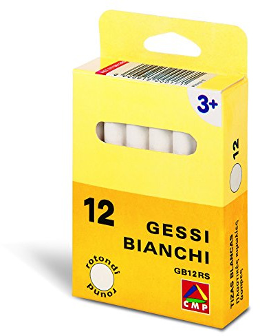 Primo P017GB12RS gessetti Bianchi Scatola (Confezione da 12)