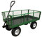 GREENSTAR - Trolley mit Rollen, Drahtgeflecht, seitlich, mit 4 Reifen 13 x 350 – 6 cm – Maße Mulde 114 x 59 x 30 cm – ideal für den Transport von schweren Gegenständen – maximale Kapazität: 454 kg
