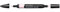 Winsor & Newton 0204220 - Penarello a Doppia Punta, Rosa (Pale Pink), Singolo, 1 Pezzo