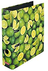 Herlitz Ordner A4, 8 cm Rückenbreite, Limette