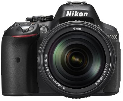 Nikon D5300 Digital SLR Camera (24.2 MP, 18-140 mm VR Lens, 3.2 inch LCD) - Black
