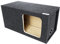 Atrend 12” Dual Vented Subwoofer/Speaker Enclosure Subwoofer Box Designed for Kicker Solo-Baric Model L5 & L7 Subwoofers – Nickel Finish Speaker Terminal - Improves Audio Quality, Sound & Bass