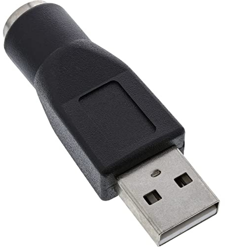 InLine 33102K - Adaptador USB PS/2 (Conector USB A a Conector PS/2)