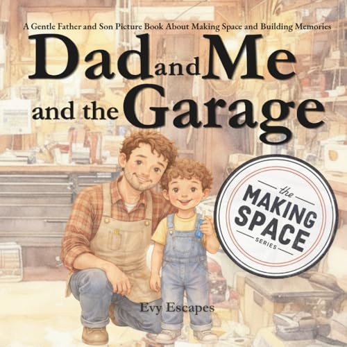 Dad and Me and the Garage: A Gentle Father and Son Picture Book About Making Space and Building Memories
