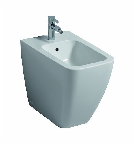 Pozzi Ginori serie Metrica 79251 Bidet monoforo a terra per allacciamento acqua interno bianco