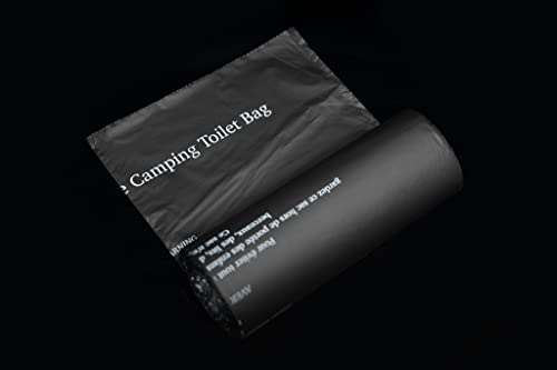 CarpLife Bivvy Loo Compostable Liner Bags 30L - Eco Camping Toilet Compostable Liner Bags for Collapsible Fishing Toilet, Festival Potty, Porta Potty Bucket, Portable Loo for Camping & Road Trips