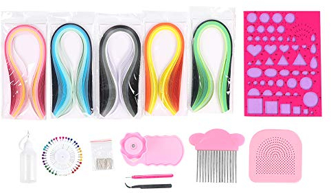 Yuecoom 15 Teile/Satz Papier Quilling Werkzeug, Papier Quilling Vorlage Board Stift Form Crimper Kamm Werkzeuge Für Papier Kunst Handwerk Dekoration