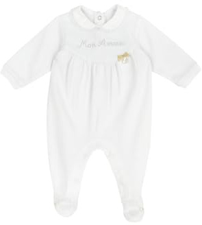 Chicco, Tutina Neonata, Tutina in Morbido e Leggero Cotone, con Comoda Apertura sulla Schiena ed Entrogamba, Ideale per Primavera e Autunno, Designed in Italy, Abbigliamento Neonata 0-24 Mesi