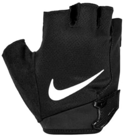 Nike Herren Vapor Elite Fitness Handschuhe Gym Training Grip Handschuhe Workout Krafttraining, Black/Black/White, L