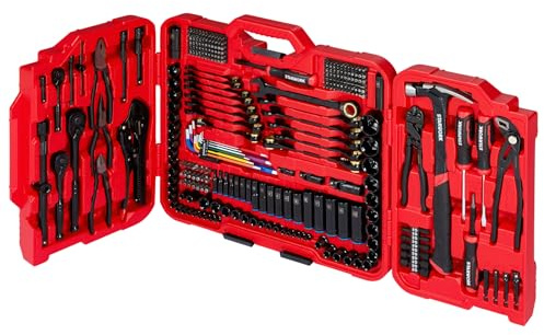 STARWORK True Mechanic 306-Piece Mechanics Tool Set and Socket Set, Comprehensive Tool Kit, Automotive Repair Tool Set, Professional Tool Set