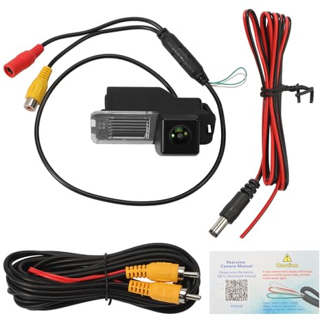 GNXfixt 1080P Cámara de marcha atrás 170 grados gran angular ayuda de aparcamiento para Polo V 6R Golf 6 VI MK4 MK5 MK6 EOS resistente al agua