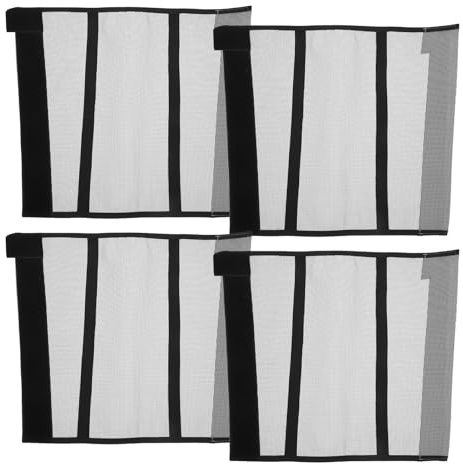 GANAZONO Lot de 4 Bottes Anti-mouches pour Chevaux Respirantes en Maille Légère, Taille, Protection les Insectes pour Soins des Sabots et Usage en Élevage
