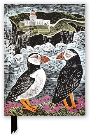 Angela Harding: Fair Isle Puffins (Foiled Journal) (Flame Tree Notebooks)